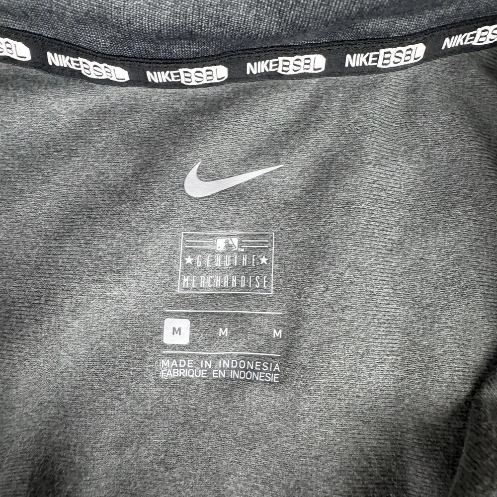 Nike Baseball elite Chicago Cubs‎ quarter zip men's Pullover Size Medium Gray